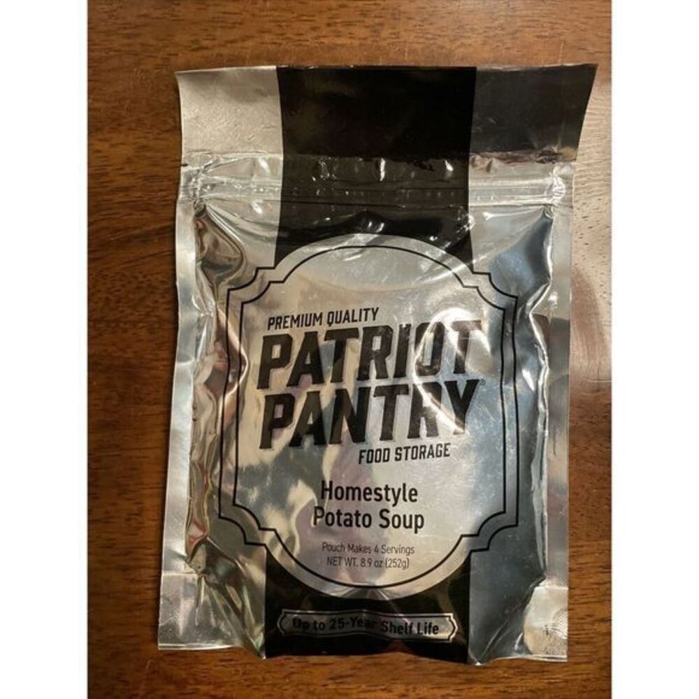 Patriot Pantry Survival Emergency Food Homestyle  Potato Soup 4‎ Servings